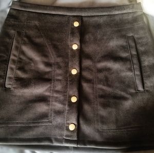 Never Worn - Faux Suede A-line Mini
